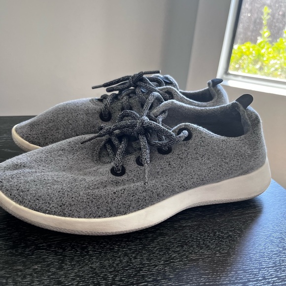 Allbirds Wool Runners WR Grey Charcoal Running Walking Sneakers Women Size 10 - Picture 4 of 8